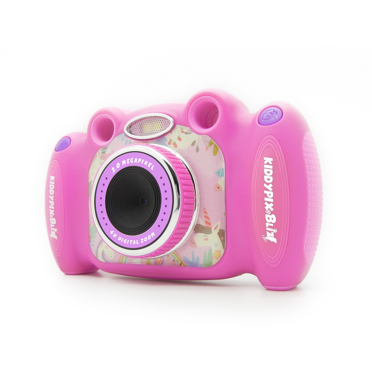 easypix Kiddypix Blizz pink digitale Kinderkamera  (optional microSD-Card und 4x AA Batterien)