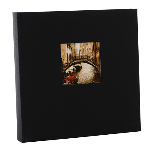Goldbuch Bella Vista 25x25cm schwarz Buchalbum mit 60 weißen Seiten 4009835248973