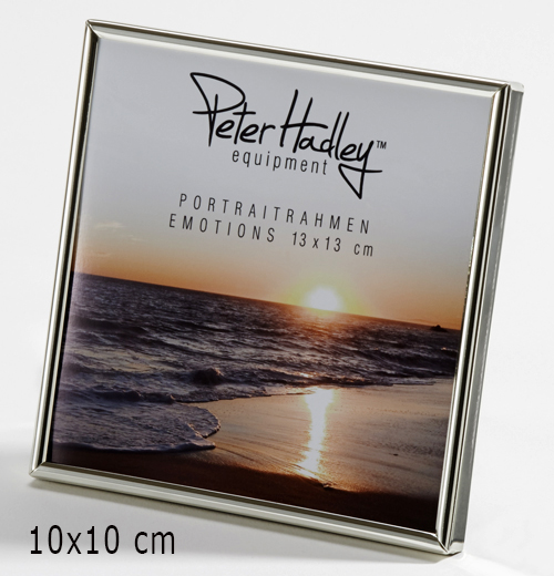 Peter Hadley Emotions 10x10 cm silber-glanz, Porträtrahmen silber-glanz 4002451001939