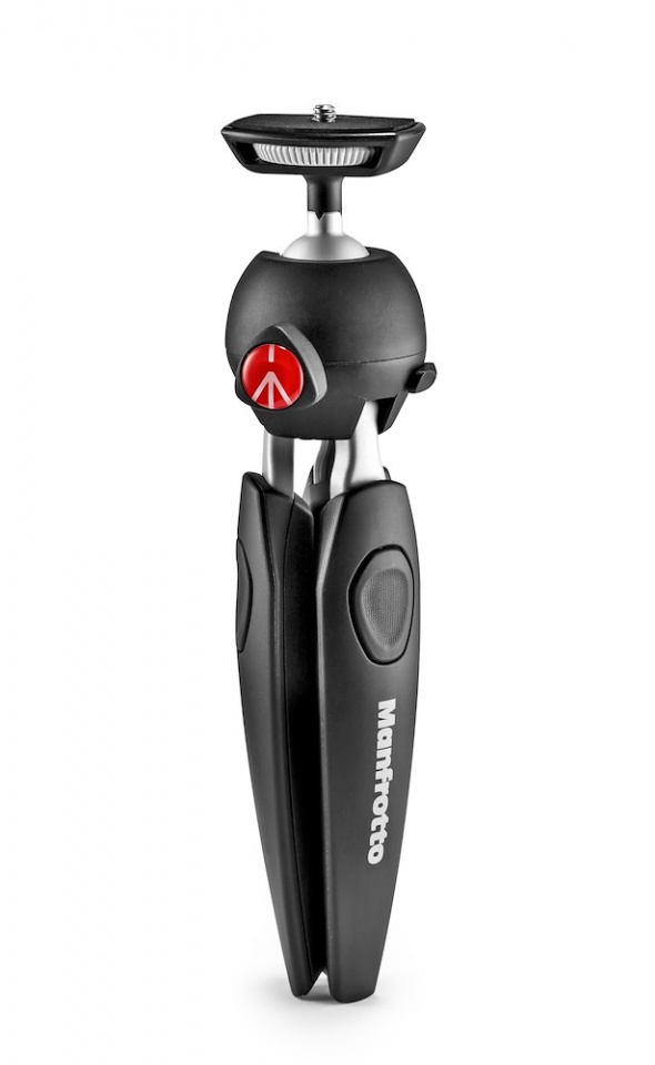 Manfrotto PIXI EVO Ministativ 2-Segment schwarz - 20cm, max. 2,5 kg, ausziehbar 8024221643640