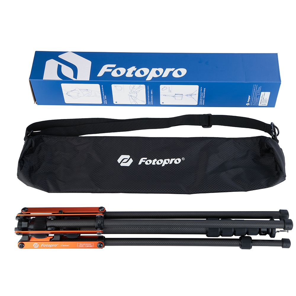 Fotopro TR-01C Carbon Lampenstativ/Lichtstativ 545-1980cm, 0,89kg, max. 2kg 6944326384120