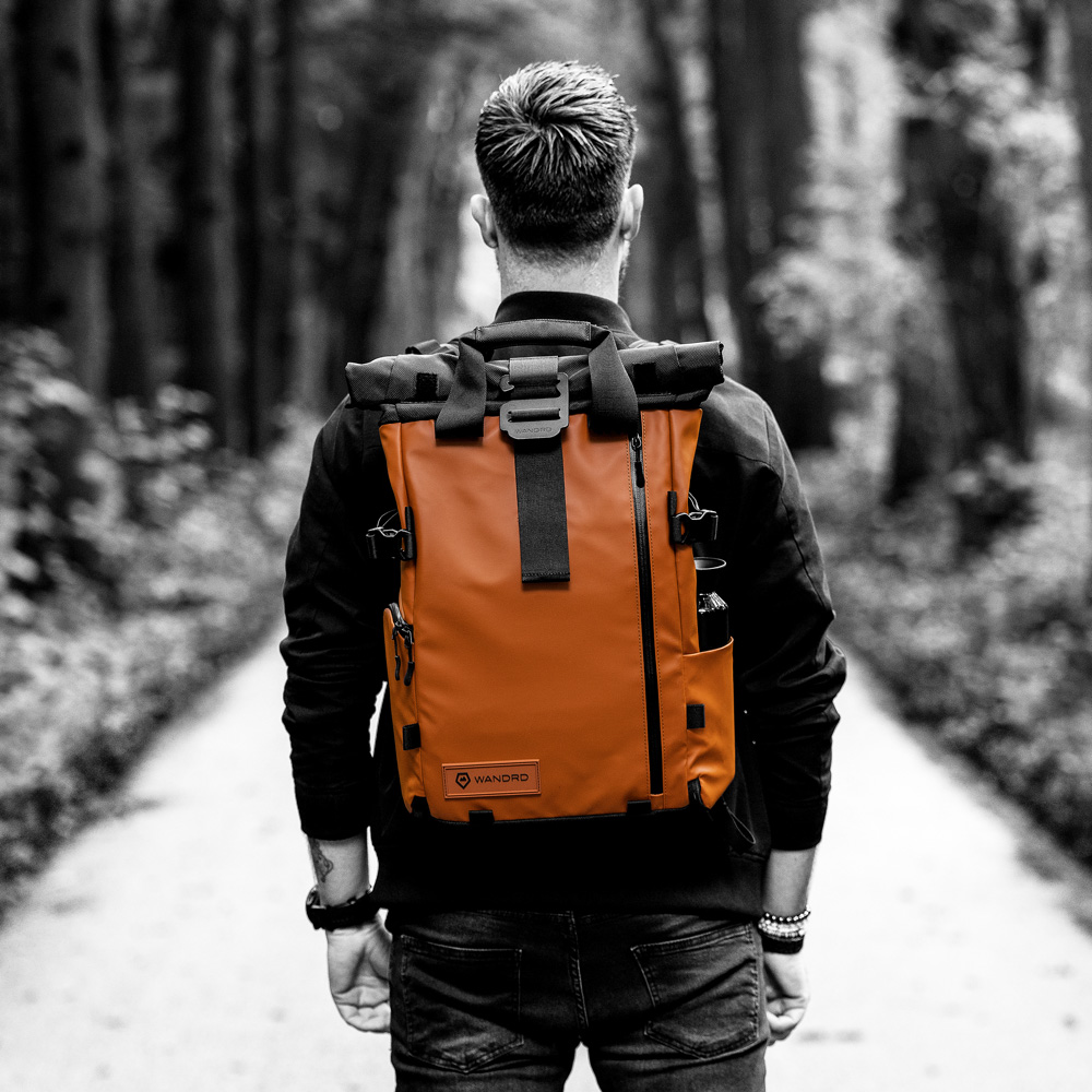 WANDRD PRVKE 31-Liter SedonaOrange Photo Bundle V3 | Orange | herausnehmbarer Camera Cube | Rolltop 0850041678337