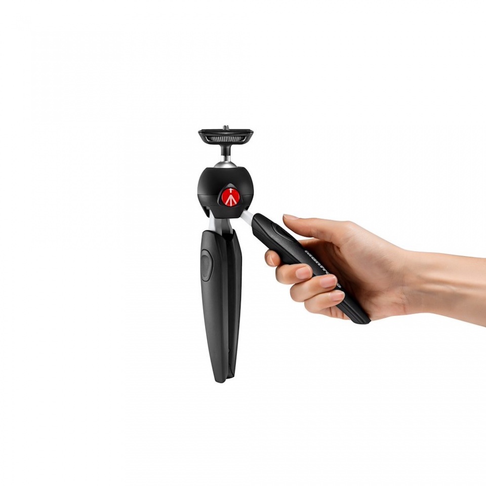 Manfrotto PIXI EVO Ministativ 2-Segment schwarz - 20cm, max. 2,5 kg, ausziehbar 8024221643640