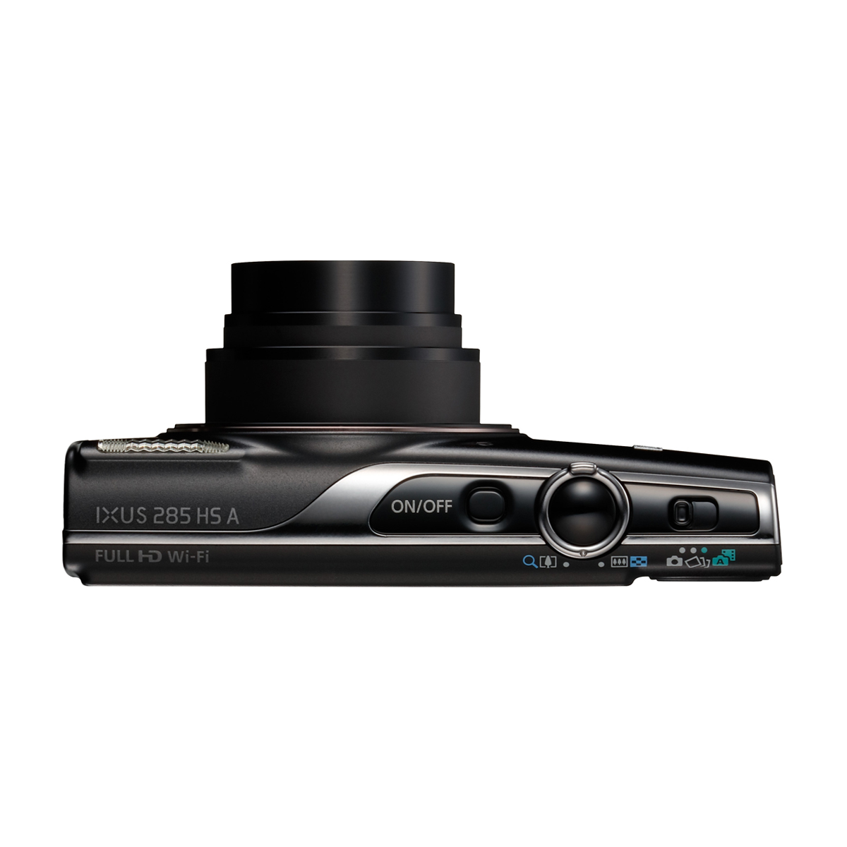 Canon Ixus 285 HS A schwarz  | 12x opt. Zoom (entspr. KB 25-300 mm) |  LCD (3.0") | Nah ab 1 cm
