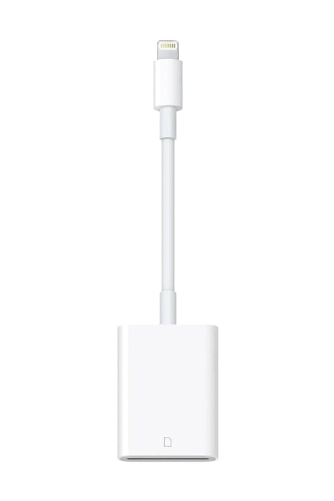 AGY SD-Card-Reader für iPhone Lightning-Buchse von AGEEMY - Apple Mfi Certified - bauähnlich wie Apple MJYT2ZM/A