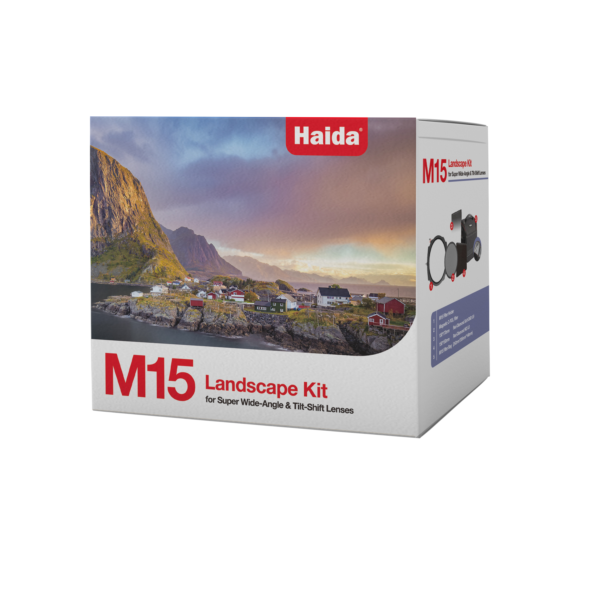 Haida M15 Starterset | Landscape Kit | Super Weit- winkel und Tilt-Shift-Objektive UVP € 659 *optional Anschlussadapter für Objektiv