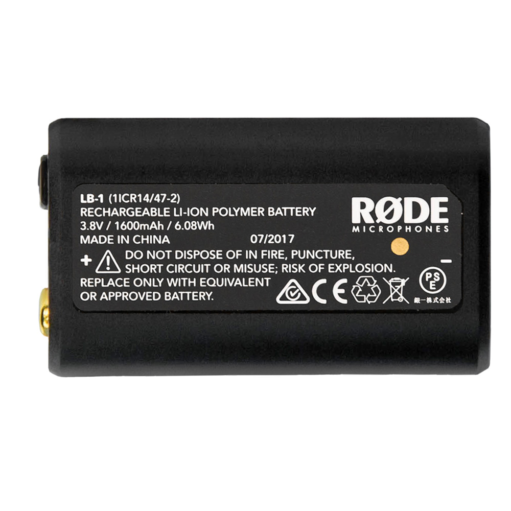 Rode LB1 Akku für VideoMic Pro+ und RODELink Handsender TX-M2 Handsender TX-M2 0698813004973