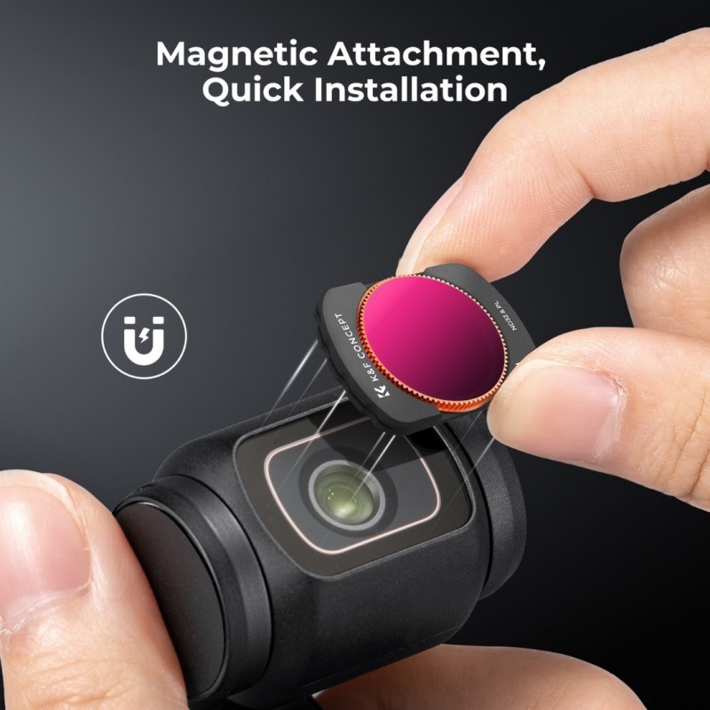 Haida NanoPro Magnetic Variable ND Filter für DJI Osmo Pocket 4&3  (1-5 Stop)