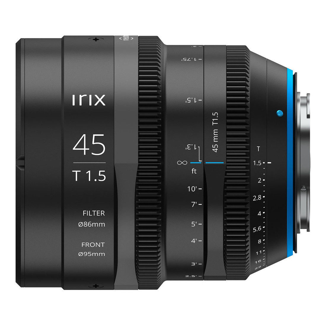 Irix 45mm T1.5 PL Mount für Blackmagic Design Pocket Cinema 6K | Z-Cam 4K 6K | C300 Mark III 7640172191699