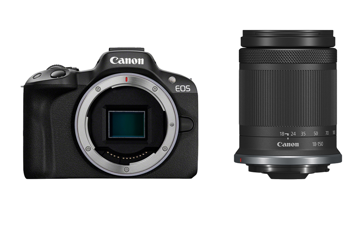 Canon EOS R50+RF-S 3,5-6,3/18-150 mm IS STM schwarz, Kamerakit 8714574684475
