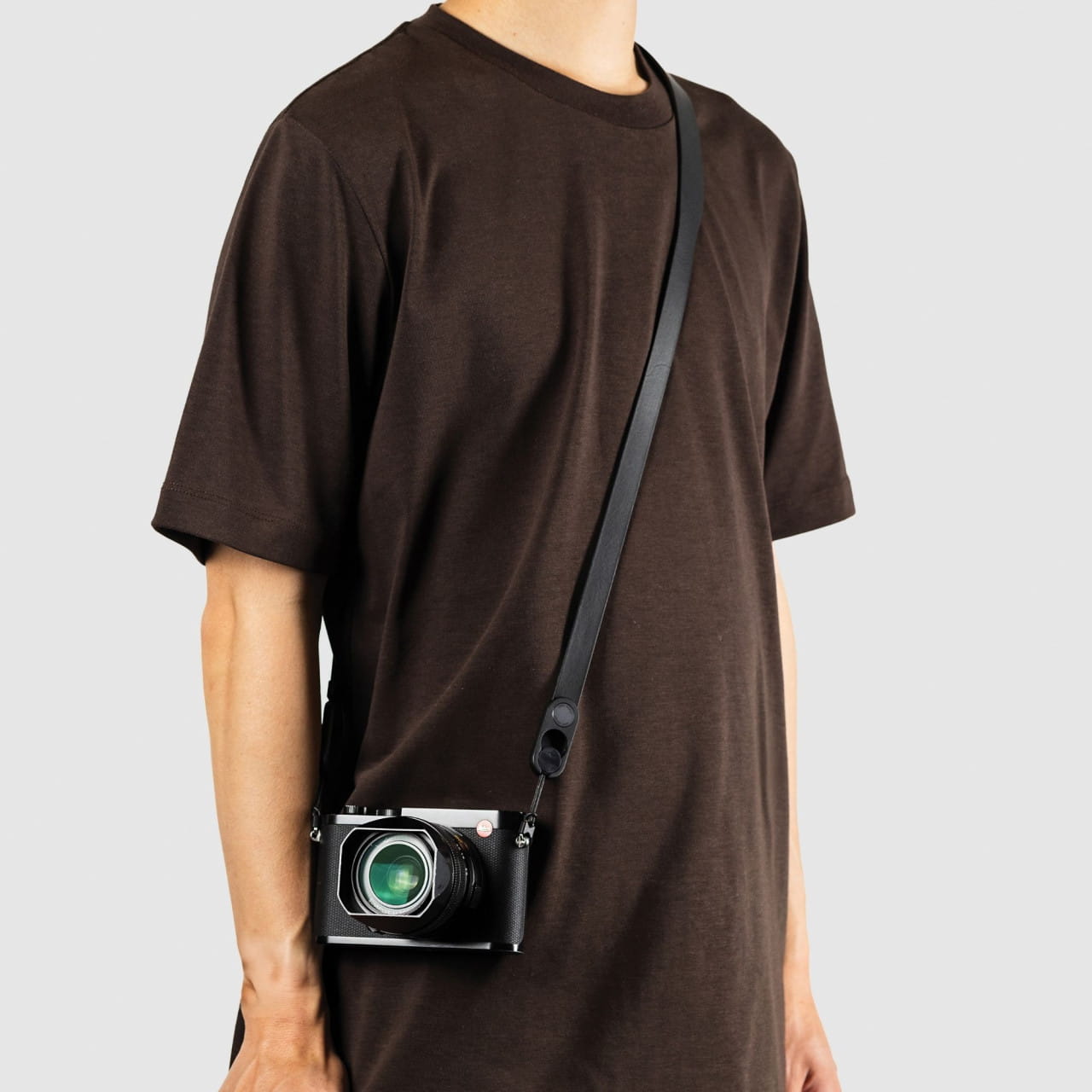 Peak Design Form Leather Camera Strap Standard - Black Black - Crossbody - Standard 119cm