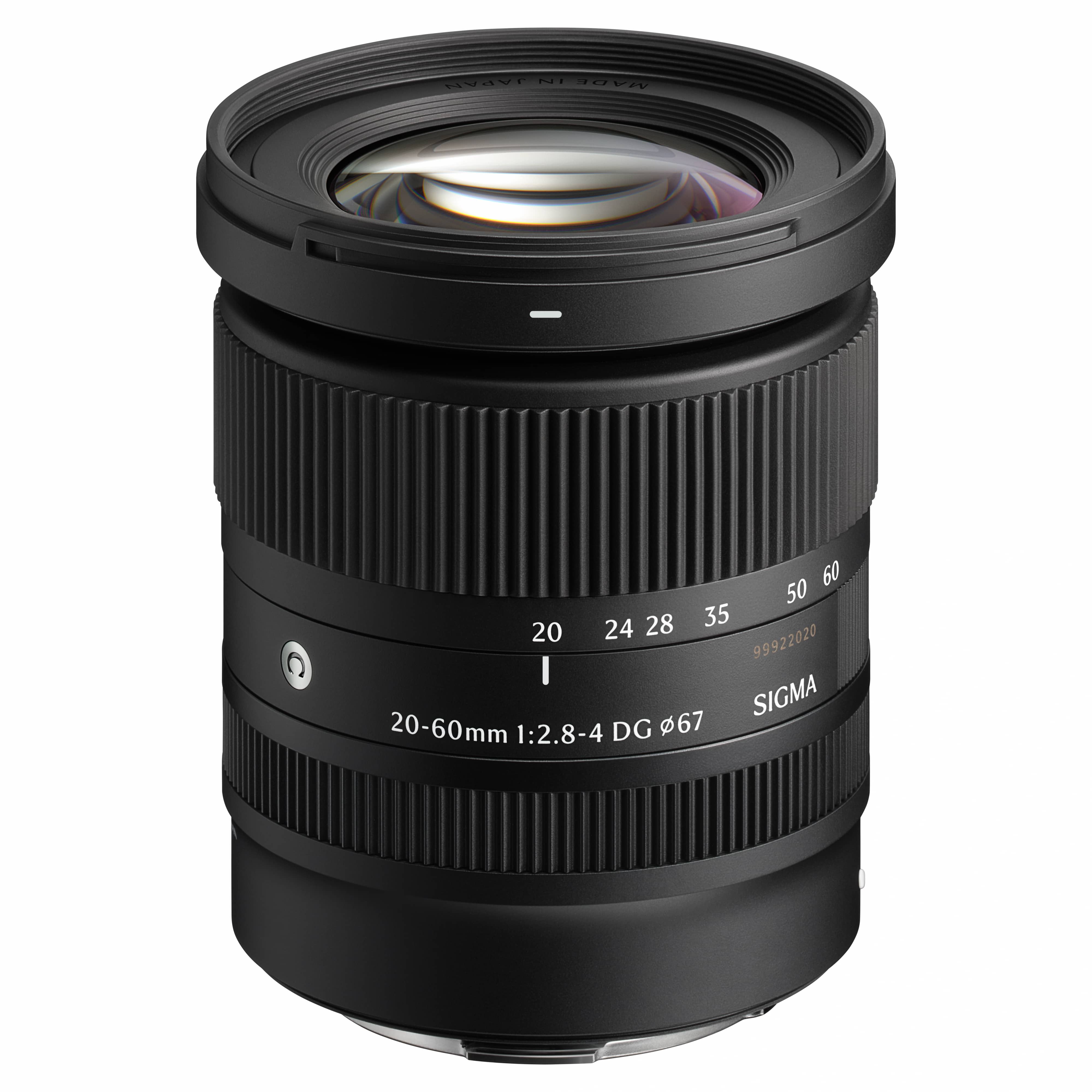 Sigma 20-60mm/2,8-4 DG (C) 026 Sony-FE | Ø67mm | inkl. 1+5 Jahre Österreichgarantie nach Registrierung auf escherfoto.com |