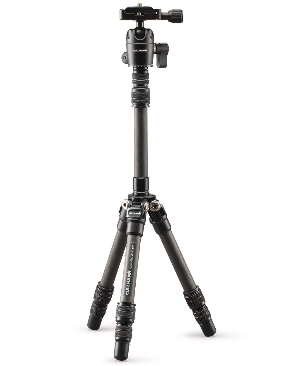 Cullmann CARVAO 816TCS kleines Carbon Stativ 56814 max. 70,5cm | 27cm Packmaß | bis 4 Kg belastbar | 445g