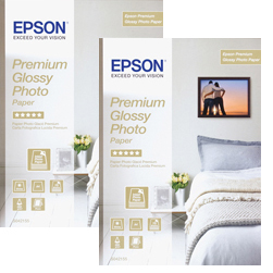 Epson 20x30cm PremiumGlossyPhoto 2x15 Blatt 255g/m² 2für1 Vorteilspack 8715946388564