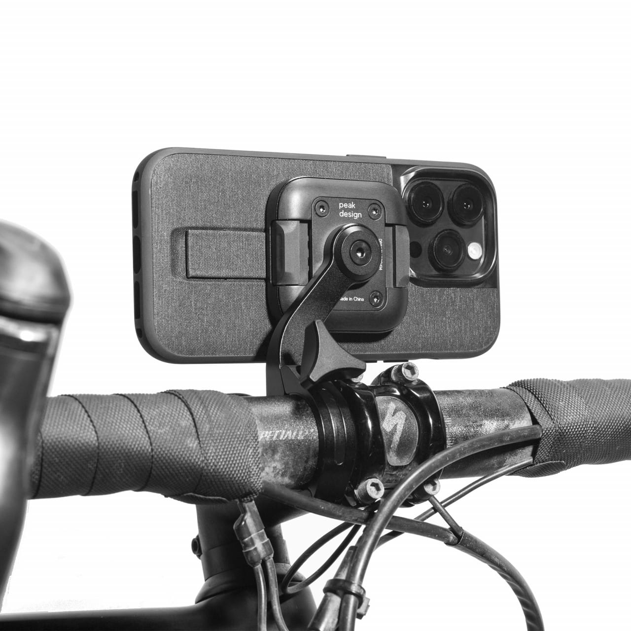 PDM Bike Mount Out Front V2 - Smartphone-Halterung für Fahrradlenker - Schwarz 0818373023881