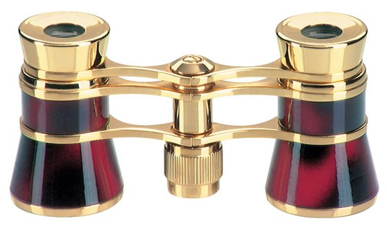 Eschenbach Opernglas 3x25 glamour burgund-rot - Hochwertiges Opernglas im klassischen Design. 4048347293361