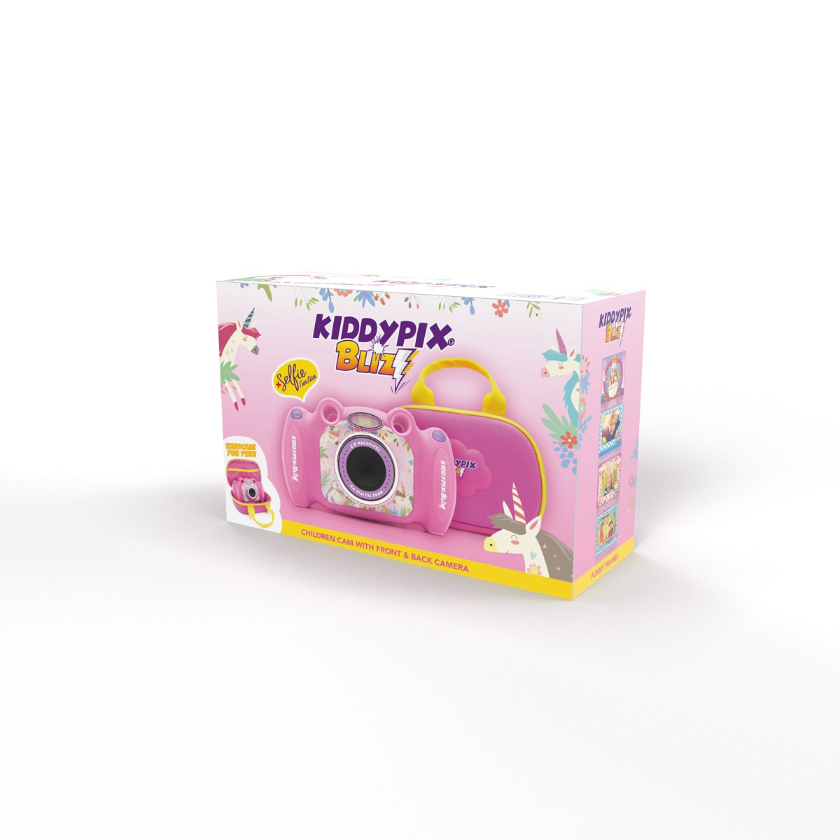 easypix Kiddypix Blizz pink digitale Kinderkamera  (optional microSD-Card und 4x AA Batterien)