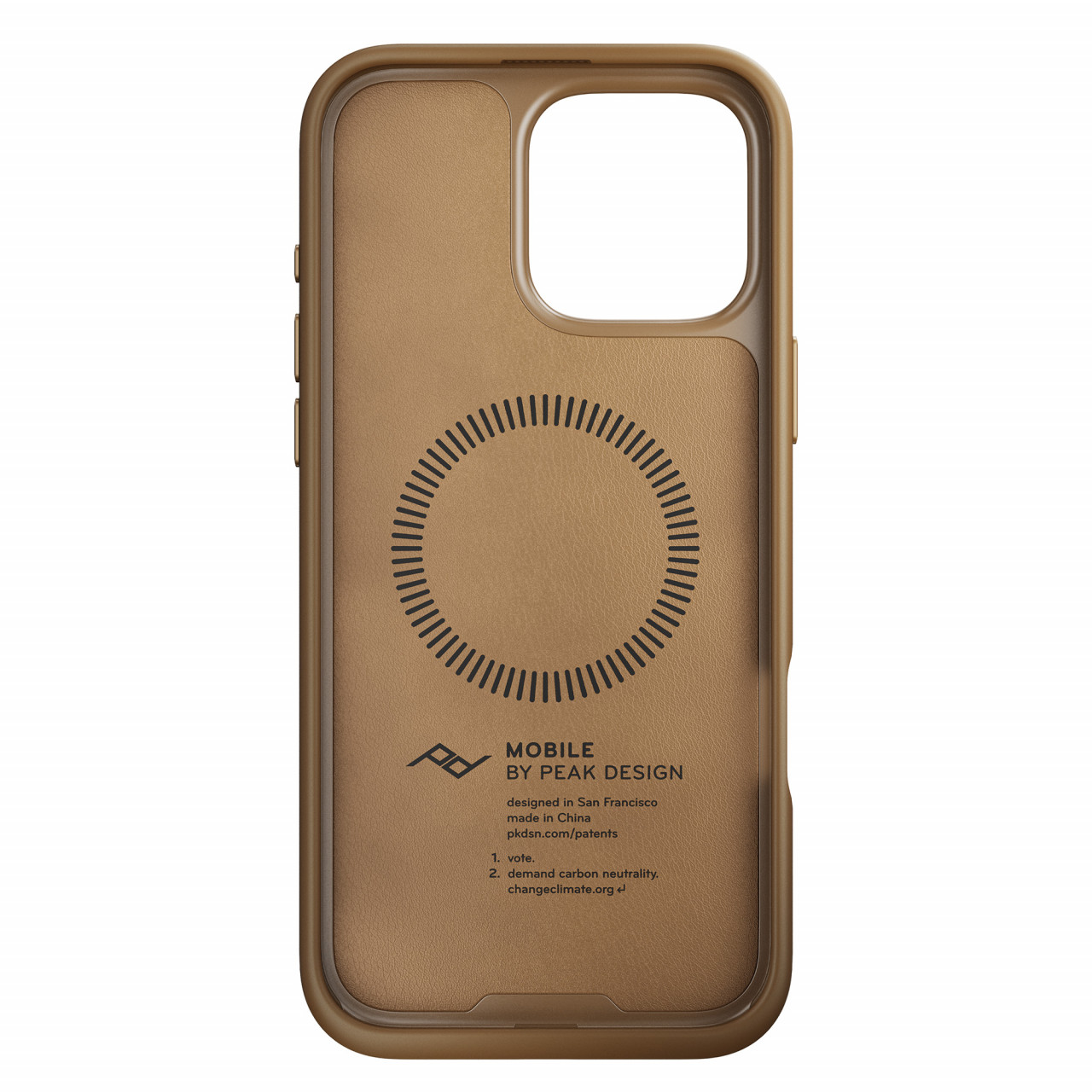PDM Everyday Case Apple iPhone 16 Pro Max - Tan - Smartphone-Hülle mit Magnetsystem | hellbraun 0818373027353