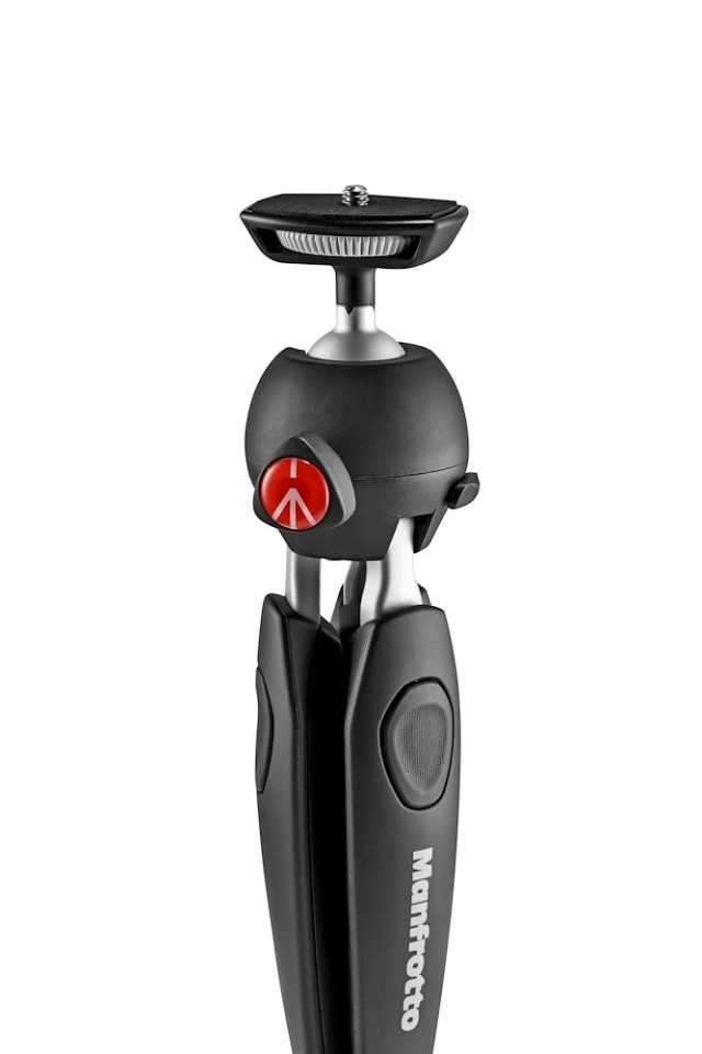 Manfrotto PIXI EVO Ministativ 2-Segment schwarz - 20cm, max. 2,5 kg, ausziehbar 8024221643640