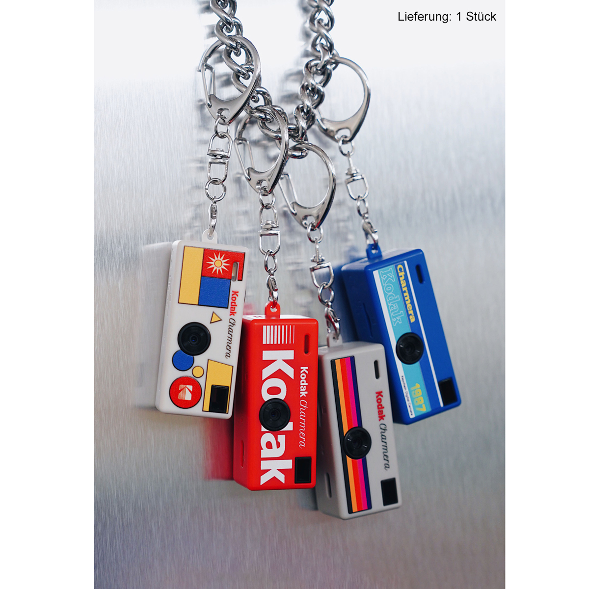 Kodak Charmera 1987 Schlüsselanhänger Digitalkam | Blindbox | 1 von 7 Designs | inkl. USB-Kabel | microSD-Card optional |