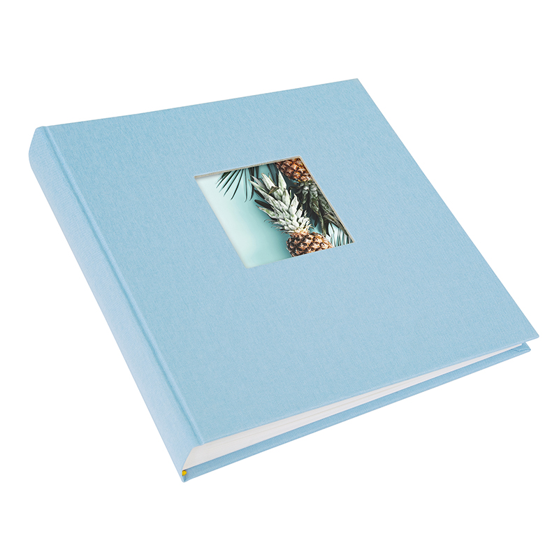 Goldbuch Bella Vista 25x25cm himmelblau Buchalbum mit 60 weißen Seiten