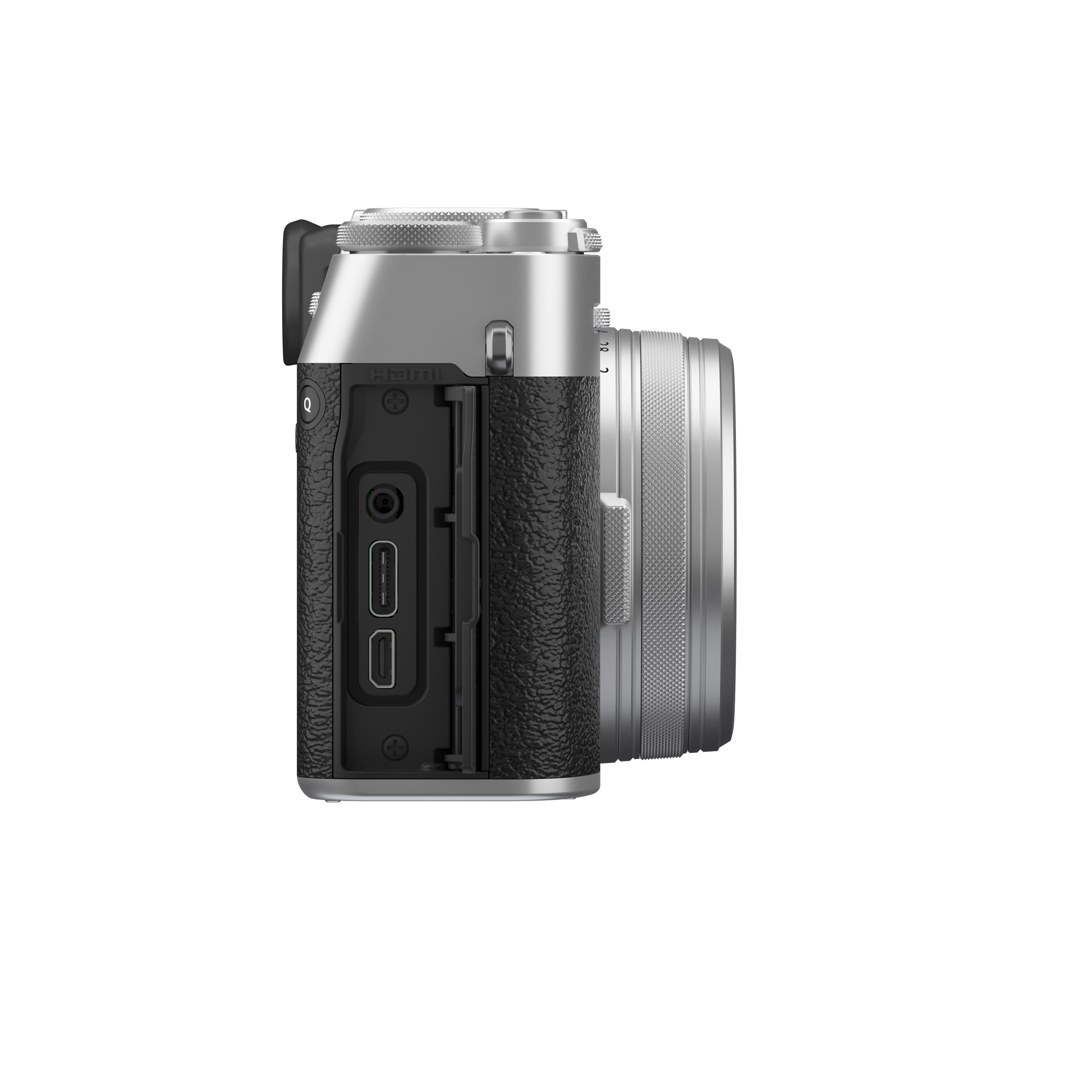 Fujifilm X100VI silver Set inkl. JJC Delux Button + HaidaClear Filter + Haida L-Shaped Hand Grip + Haida Blende silber | Edelkompaktkamera 40,2MP, Festbrennweite 23mm/2,0 4547410528282