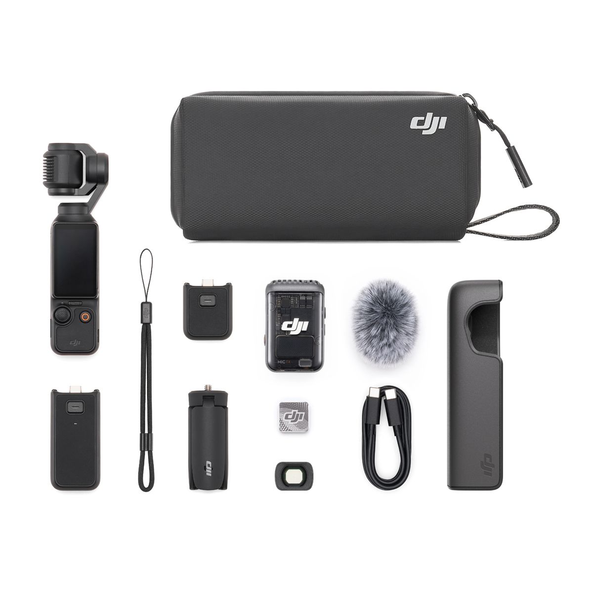DJI Osmo Pocket 3 Creator Combo | VLOG-Kamera | 1-Zoll-CMOS | 4K/120 fps | 3-Achsen-Gimbal | onboard MIC | für YouTube uvm