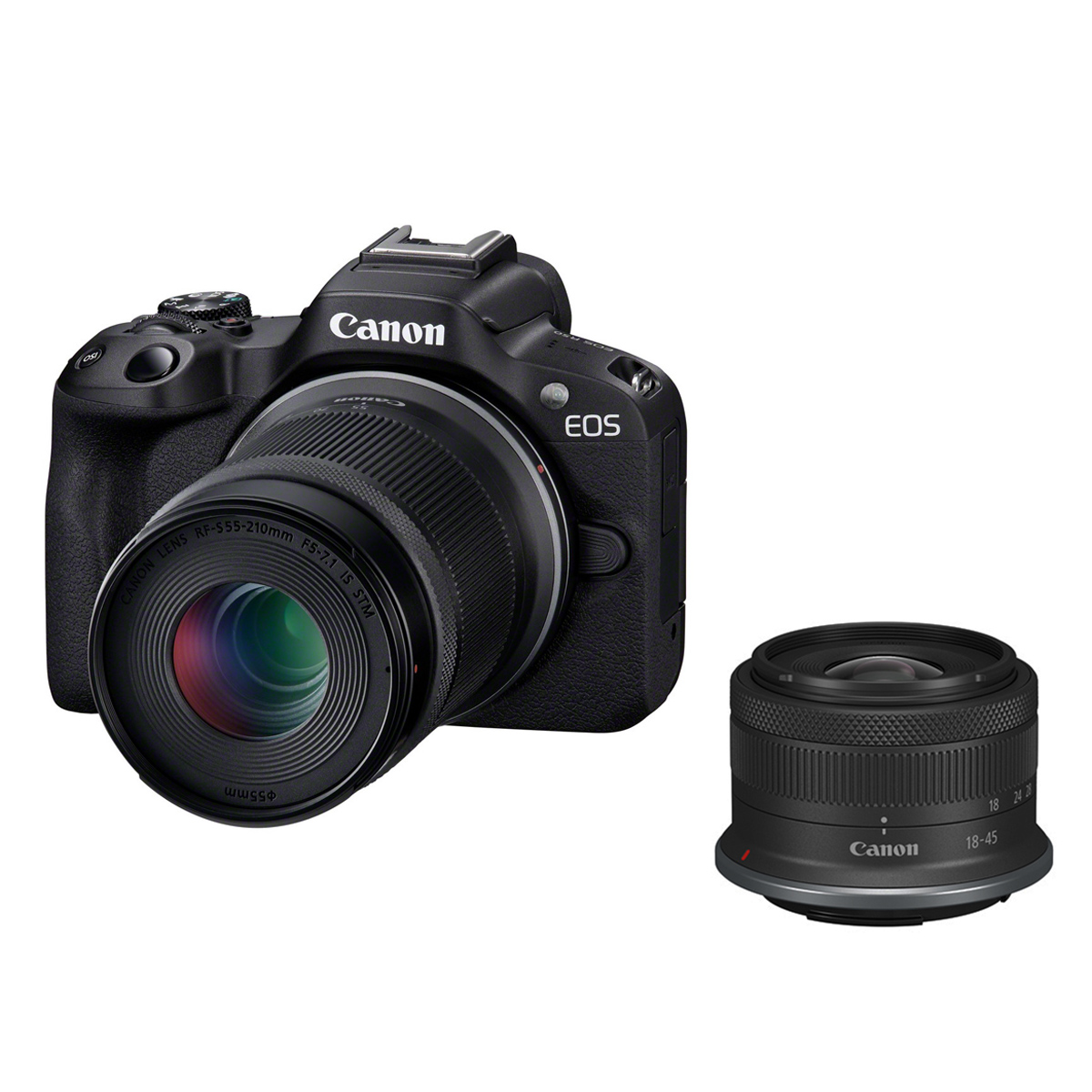 Canon EOS R50 +RF-S 18-45mm +RF-S 55-210mm Kamerakit