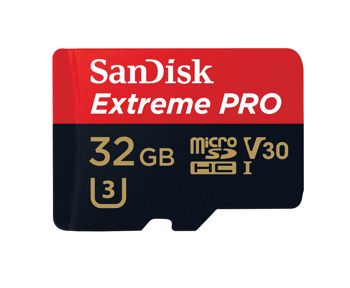 SanDisk microSDHC 32GB/100MBs Extreme PRO 0619659155414