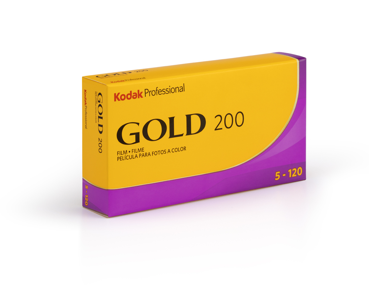 Kodak Gold 200 120-Mittelformat-Film Einzelrolle für Farbbilder