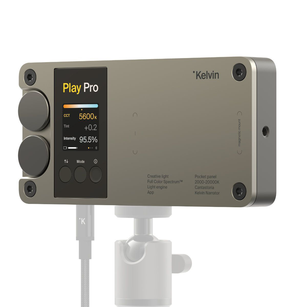 Kelvin PLAY PRO RGBACL LED-Kamera leuchte 7090034250215