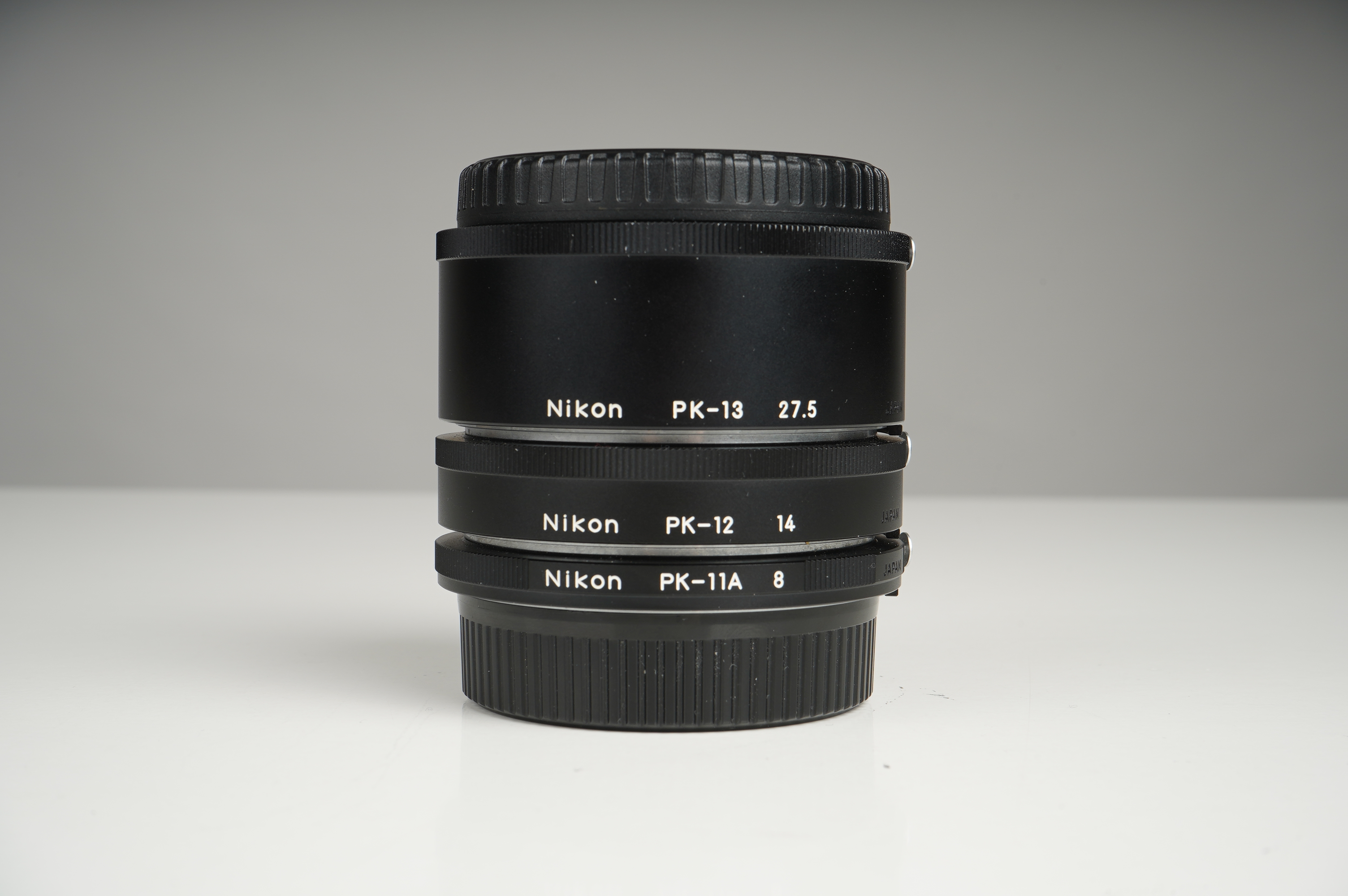 Gebraucht Nikon PK-13/PK-12/PK-11A Zwischenring | 3er Set  für Macro/Micro-Aufnahmen | F-Mount für SLR/DSLR |