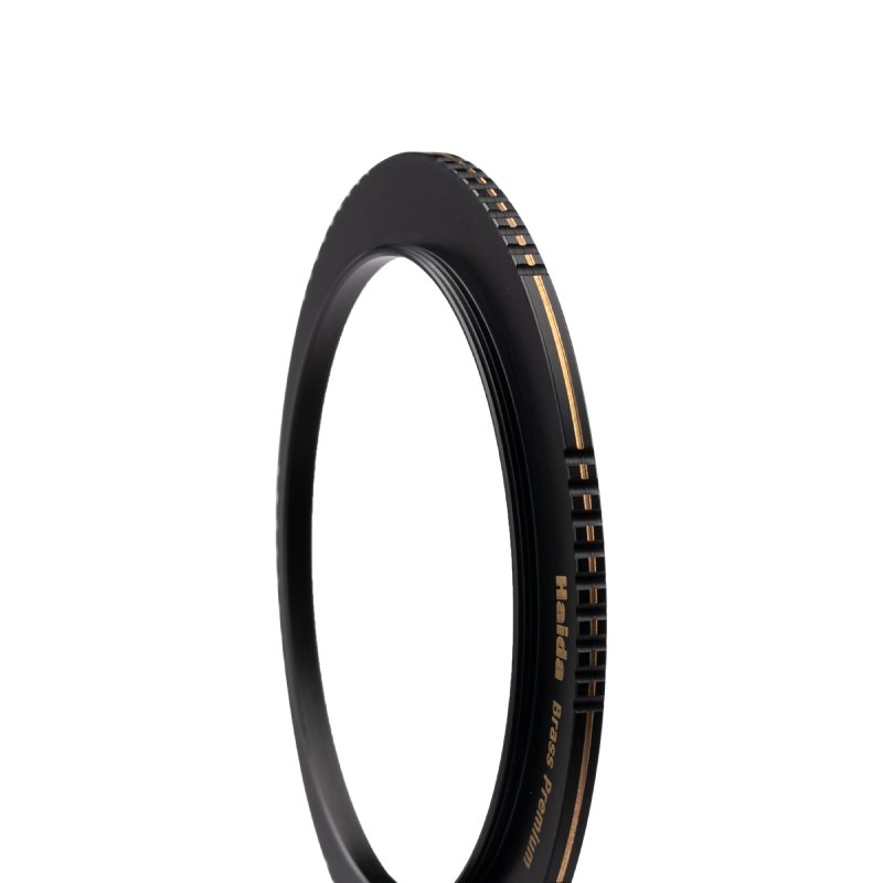 Haida 62-82 Filteradapter-Ring Step-Up Premium Messing matt-schwarz eloxiert 6972288557535