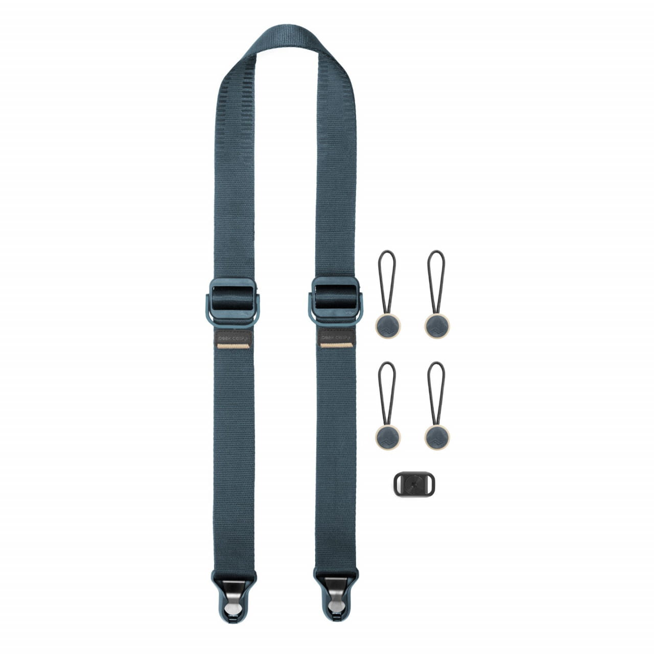 Peak Design Slide Lite Ocean (blau) | mittelbreiter Premium-Kameragurt für größere Systemkameras und DSLRs | Anchor Link-Verbindungssystem |