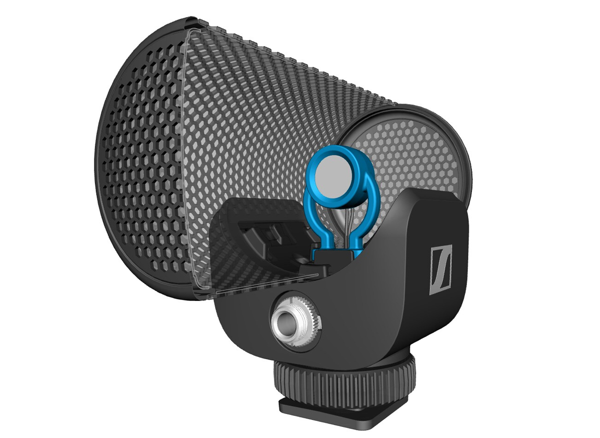 Sennheiser MKE 200 Mikrofon | inkl. Windfell und inkl. 3,5mm TRS-/TRRS-Kabel zu DSLM oder Smartphone 4044155251746