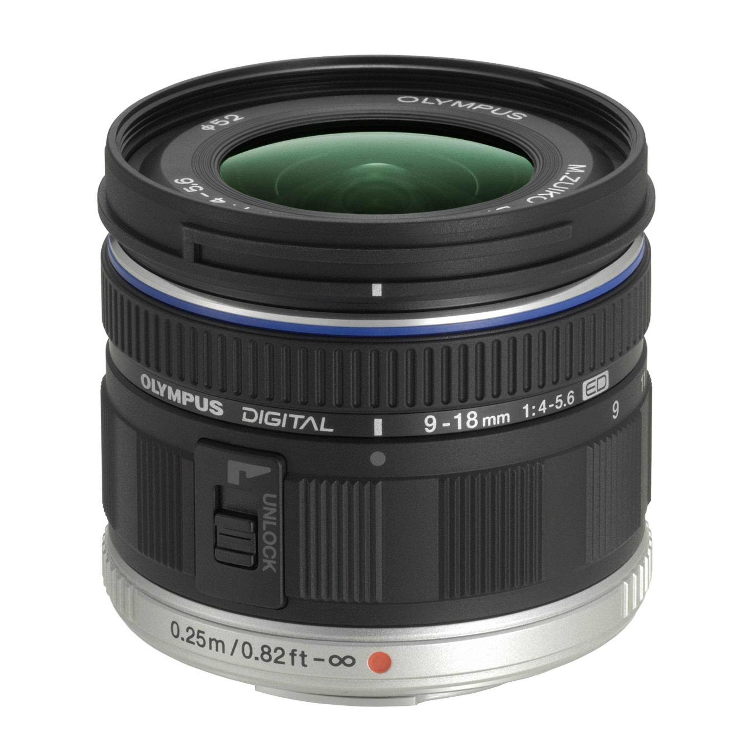 Olympus ED 9-18mm/4,0-5,6 schwarz Ø52mm (Type I) - ABVERKAUF 4545350029654