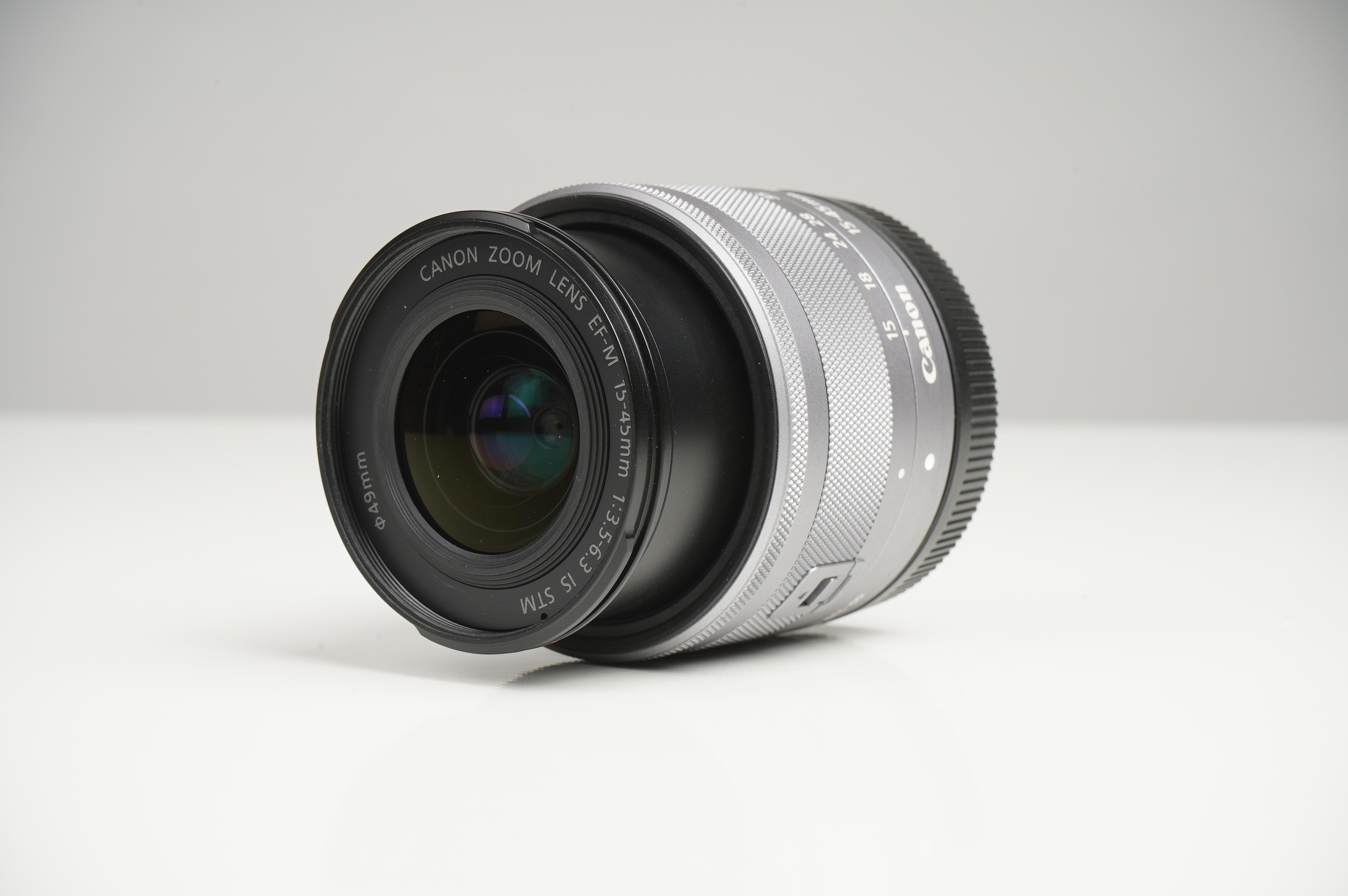 Gebraucht Canon EF-M 15-45mm/3,5-6,3 IS STM | Ø49mm | silber |