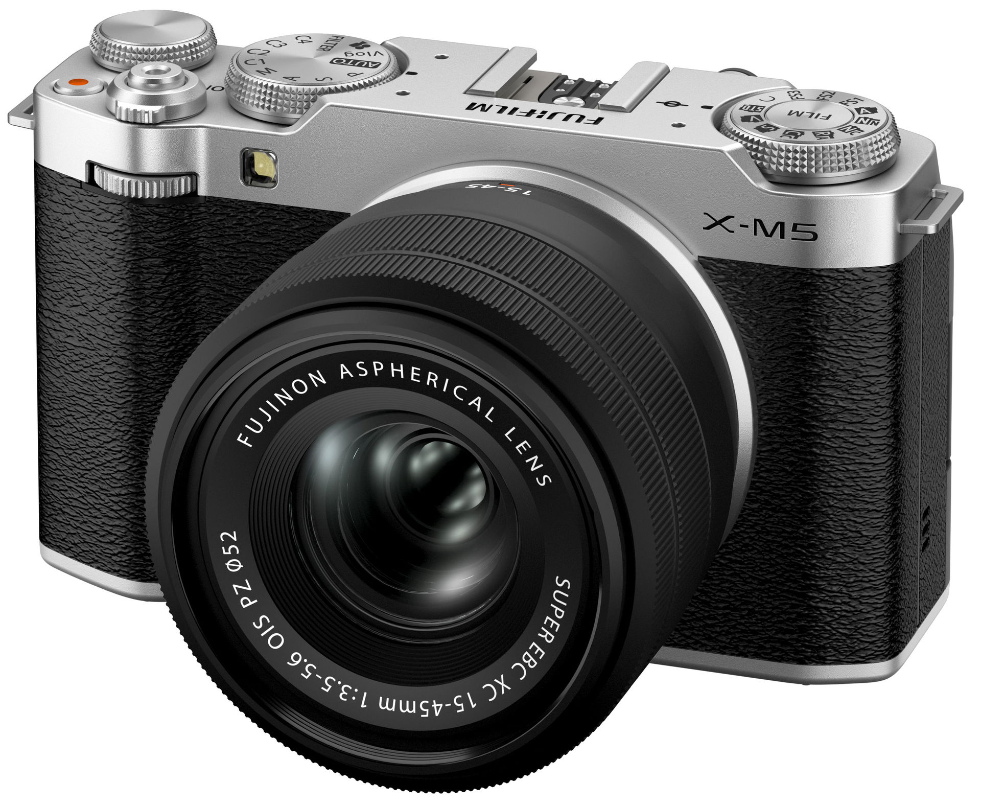 Fujifilm X-M5 silver + XC 15-45mm/3,5-5,6 OIS PZ