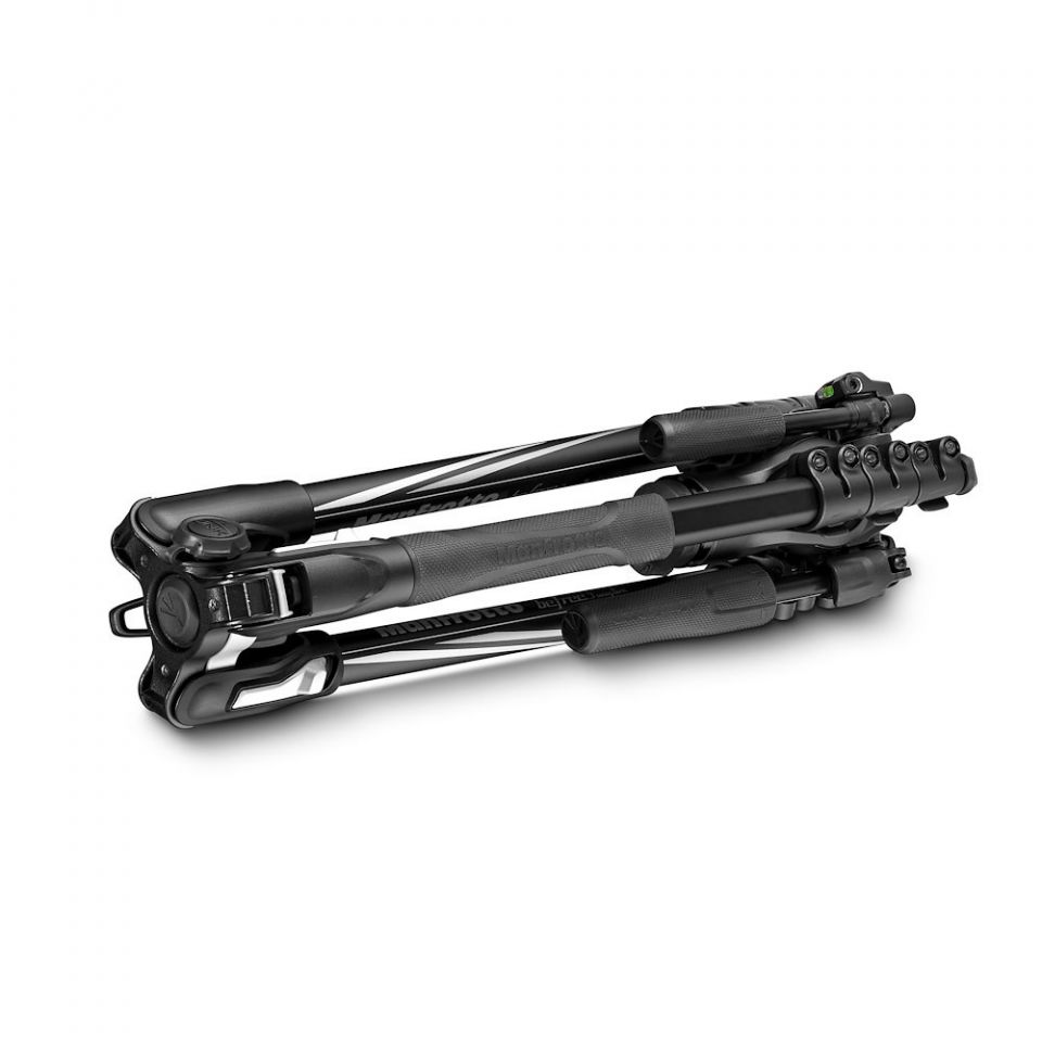 Manfrotto Befree MKBFRLA4BK-3W 3Way Live Adv Alu black - 40-151cm, 2.0kg, max 6kg - Filmen auch im Hochformat 8024221668322