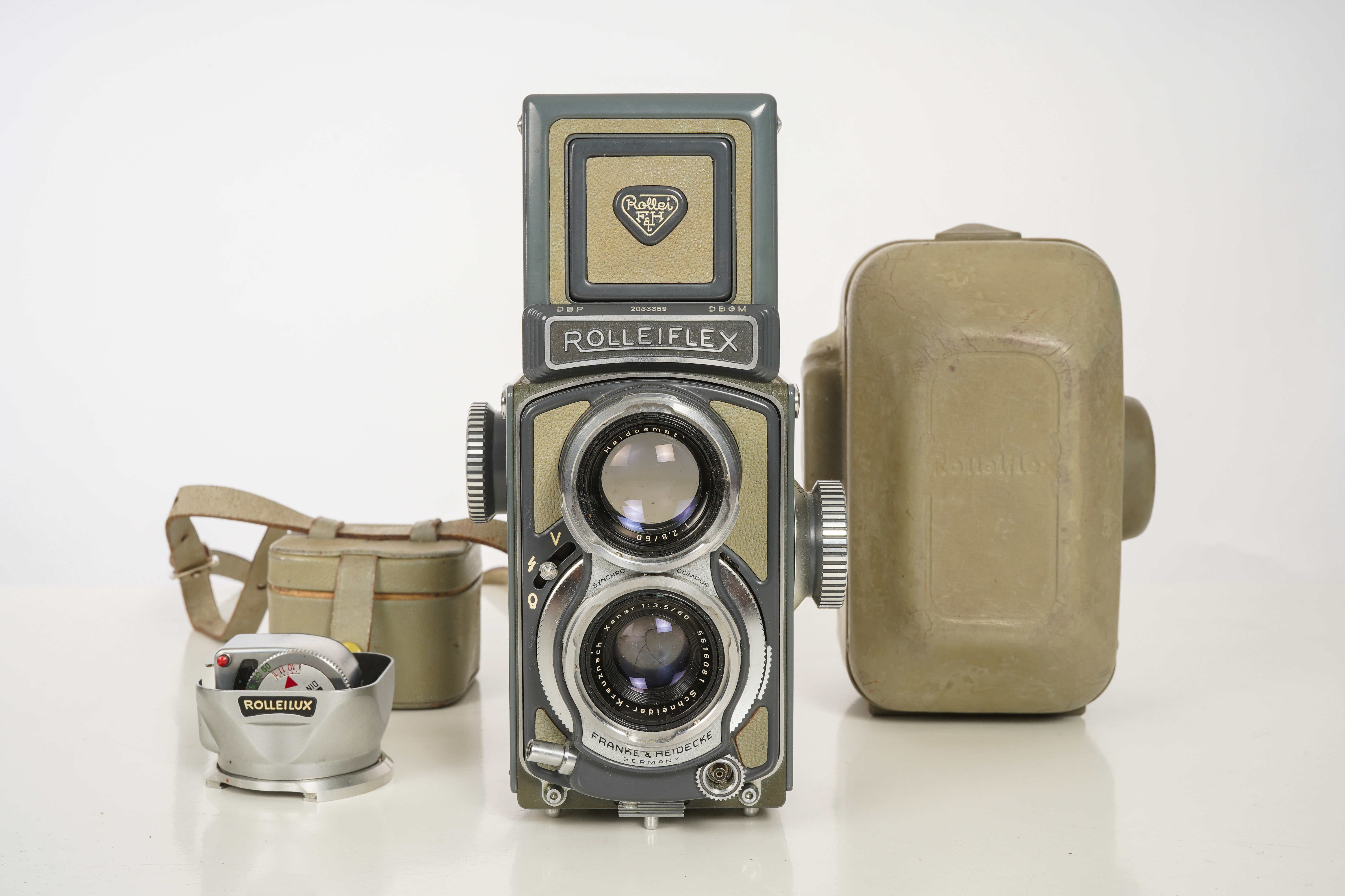 Gebraucht Rolleiflex 4x4 Baby Grey+ Xenar 3.5/50mm 0000740005637