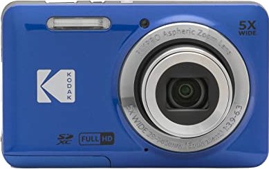 Kodak Pixpro FZ55 blau Kompaktkamera | 5x optical Zoom | 28mm Weitwinkel | 16MP | FullHDVideo 0819900014082