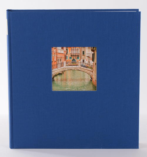 Goldbuch Bella Vista 25x25cm blau Buchalbum mit 60 weißen Seiten