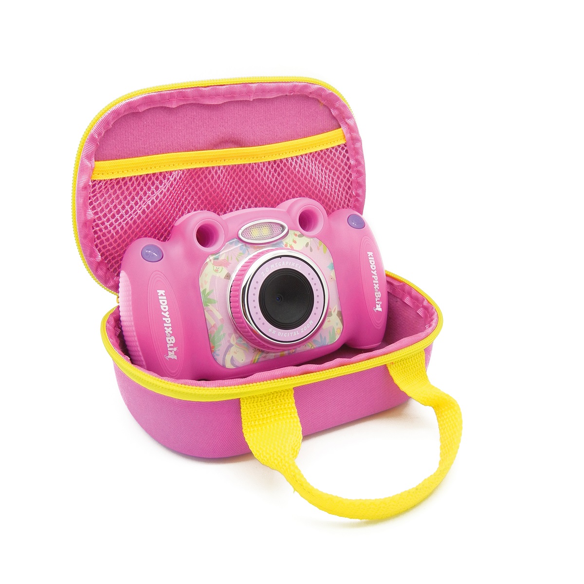 easypix Kiddypix Blizz pink digitale Kinderkamera  (optional microSD-Card und 4x AA Batterien)