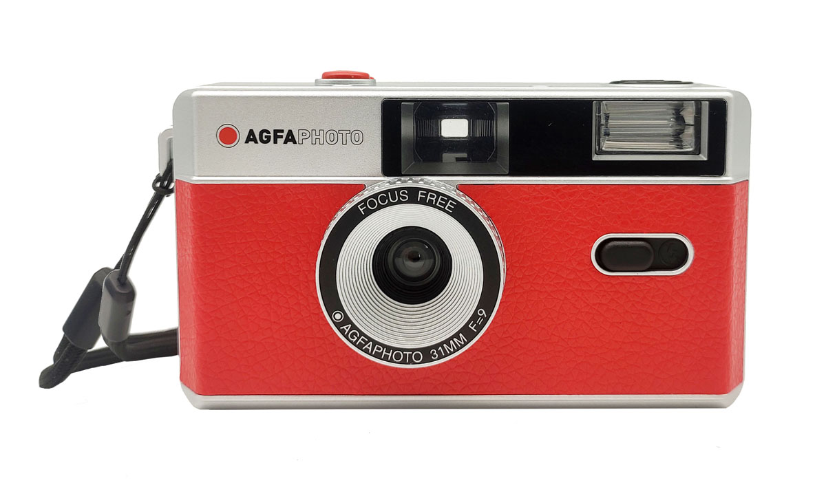 AgfaPhoto analoge Kleinbildkamera rot - red Reusable Photo Camera
