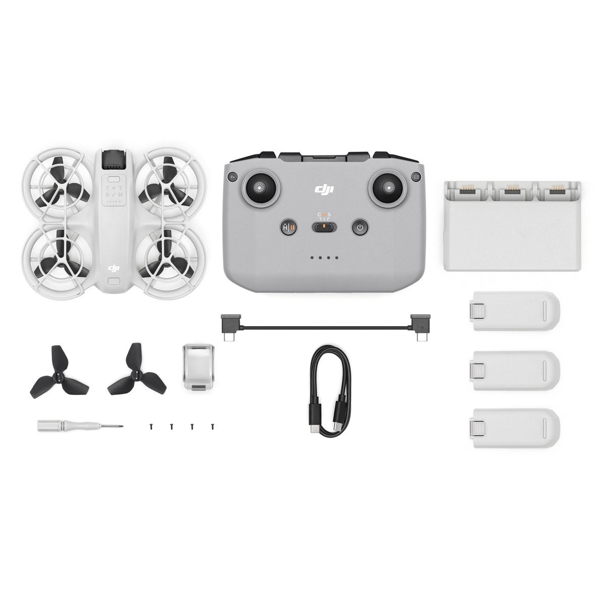 DJI Neo Fly More Combo Quadrokopter | 135g | 4k | inkl. 3x Battery + Charging Hub | inkl. Remote Controller 6941565988294