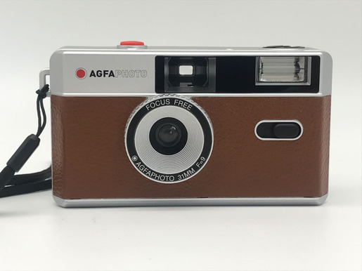 AgfaPhoto analoge Kleinbildkamera braun - brown Reusable Photo Camera