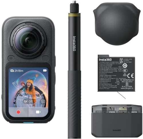 Insta360 X6 Essential Bundle Black 8K 360 Kamera