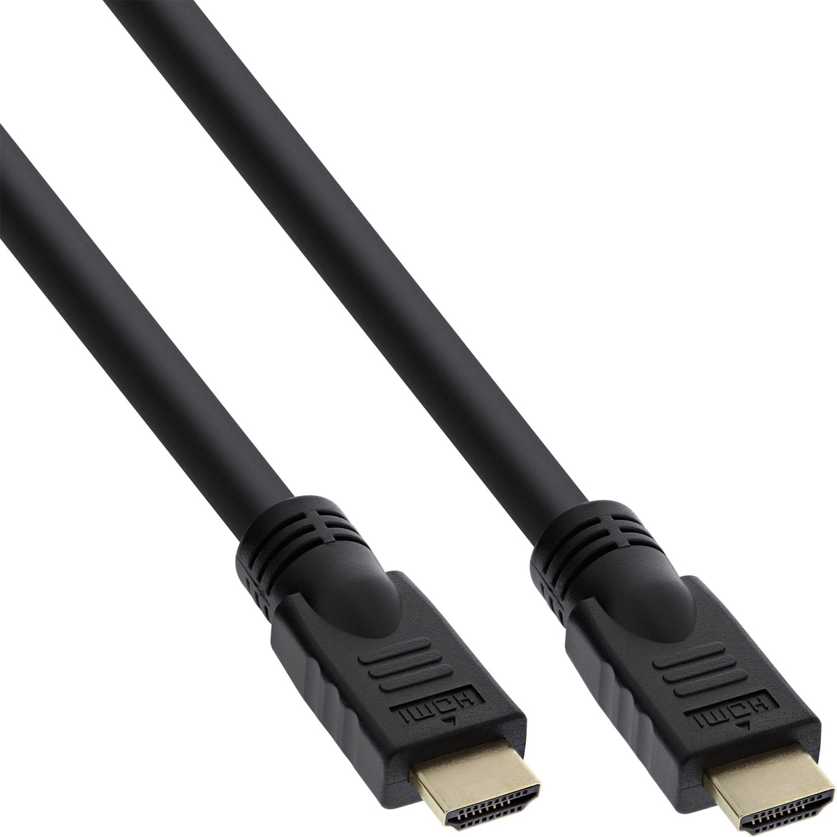 InLine HDMI-High-Speed-Kabel 5m mit Ethernet, Premium, 4K2K, ST/ST, schwarz