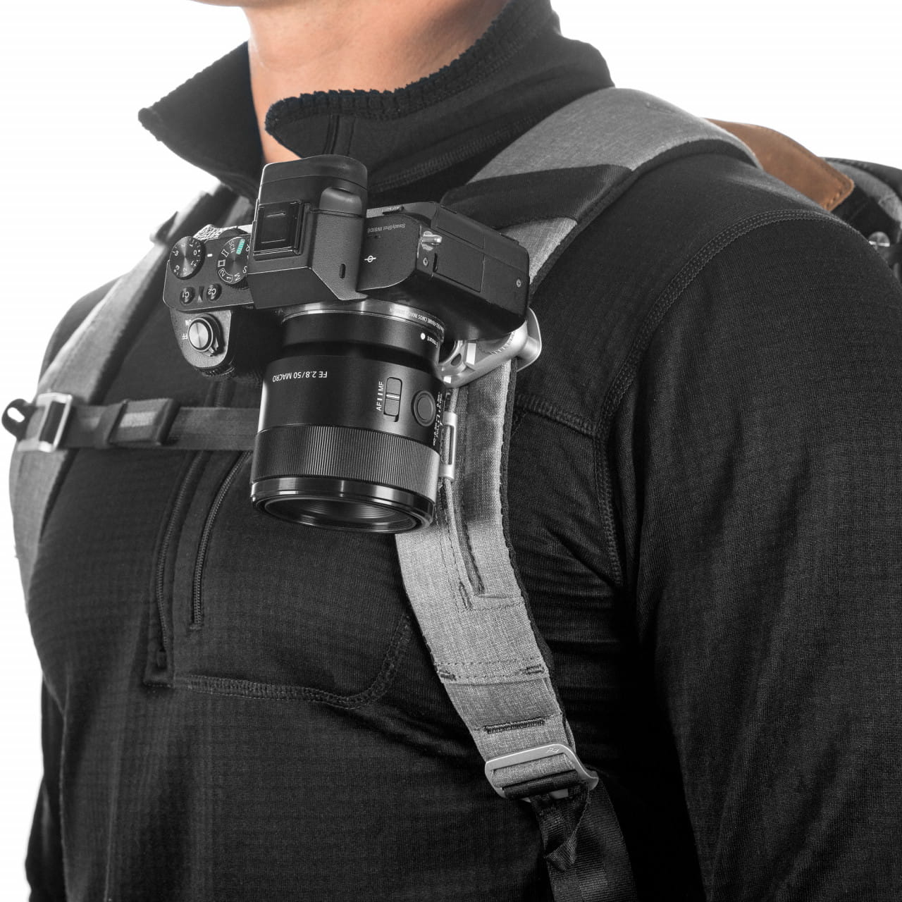 Peak Design Capture Clip V3 inkl. Std.Plate Silver | Silberfarben | mit Standard-Kupplung Arca-Swiss |