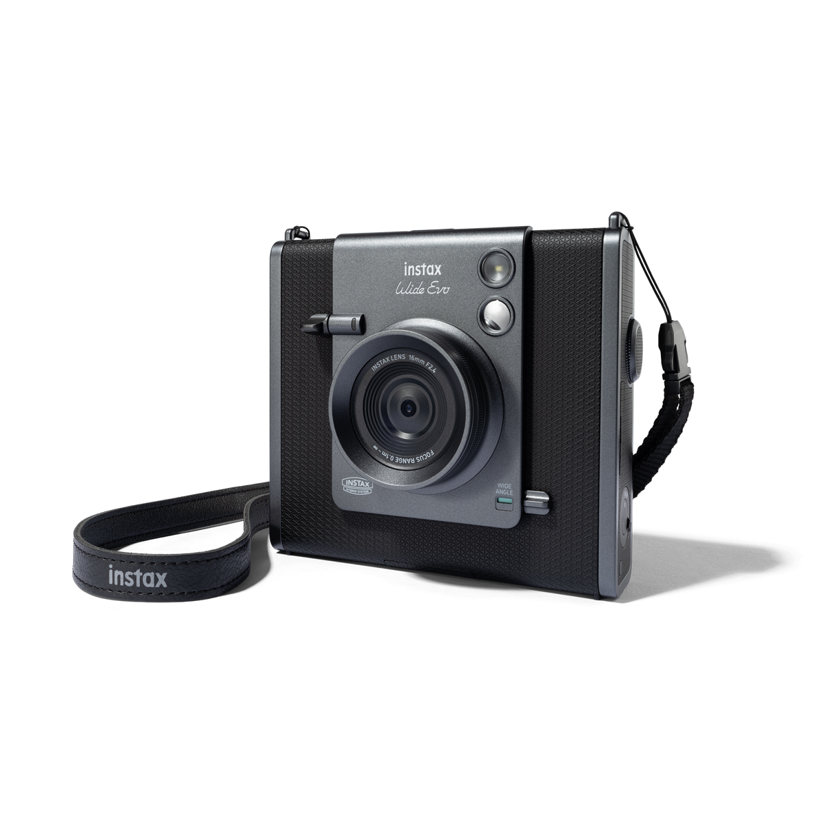 Fujifilm Instax WIDE EVO black EX D Sofortbildkamera Sofortbildkamera für WIDE-Format-Filme | microSD-Card optional | WIDE-Film optional 4547410543377